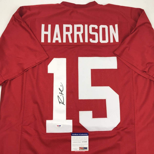 Autographed/Signed Ronnie Harrison Alabama Red College Football Jersey PSA/DNA COA