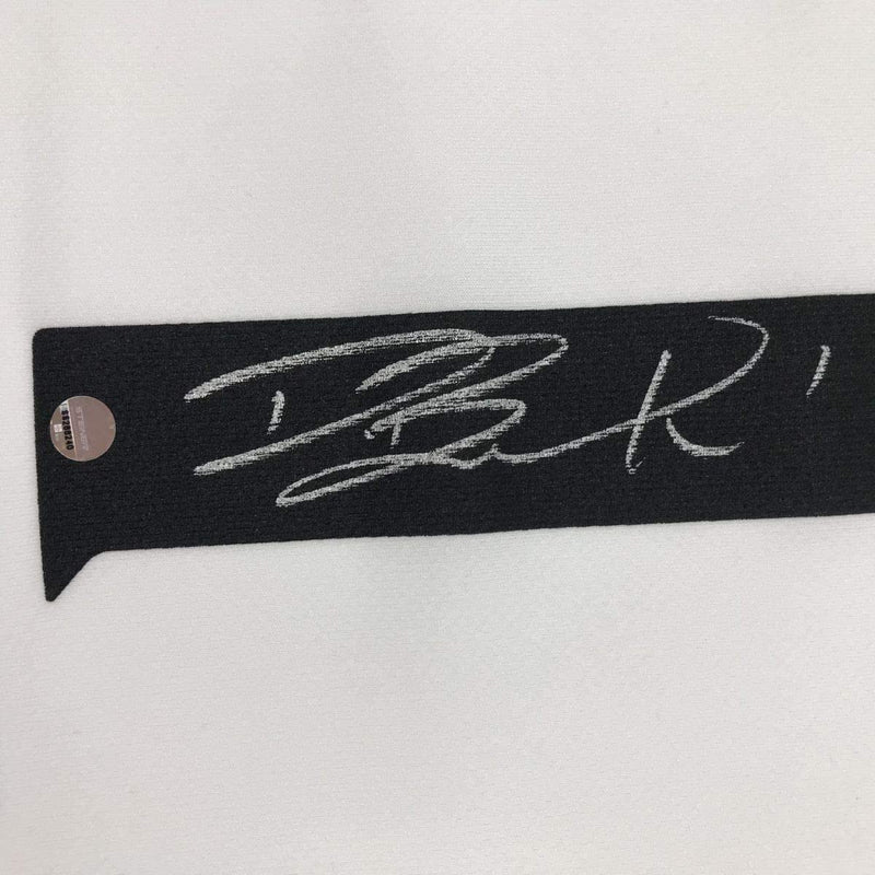 Autographed/Signed Devin Booker Phoenix White Basketball Jersey Steiner Sports COA