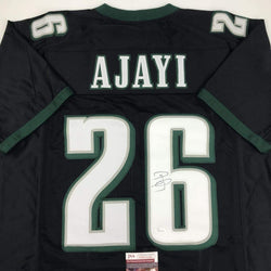 Autographed/Signed Jay Ajayi #26 Philadelphia Black Football Jersey JSA COA