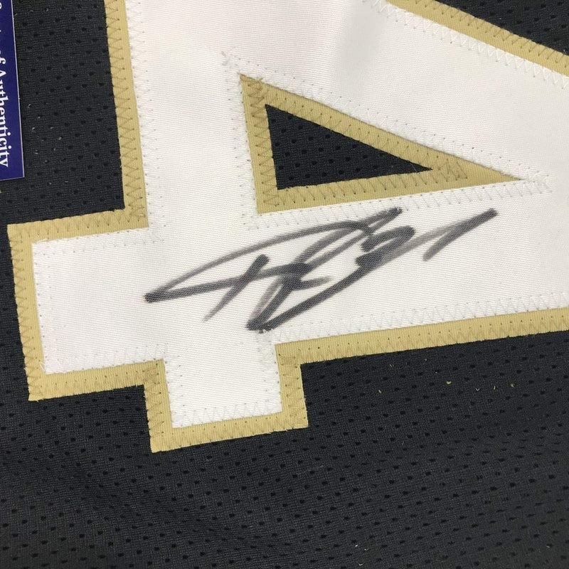 Autographed/Signed Giannis Antetokounmpo Milwaukee Black Basketball Jersey PSA/DNA COA