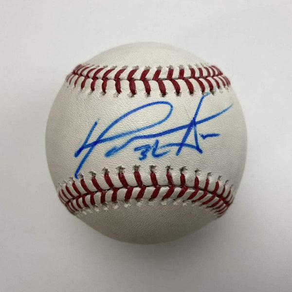 Autographed/Signed David Ortiz Rawlings Official Major League Baseball ROML Beckett BAS COA Auto