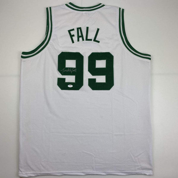 Autographed/Signed Tacko Fall Boston White Basketball Jersey PSA/DNA COA