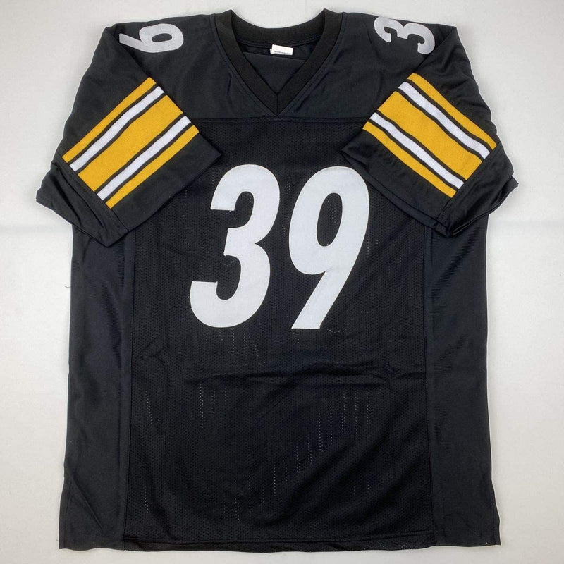 Autographed/Signed Minkah Fitzpatrick Pittsburgh Black Football Jersey PSA/DNA COA