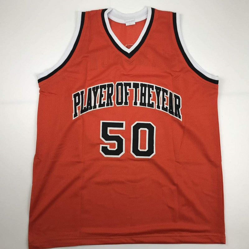 Autographed/Signed Ralph Sampson Virginia Orange College Basketball Jersey Tristar COA