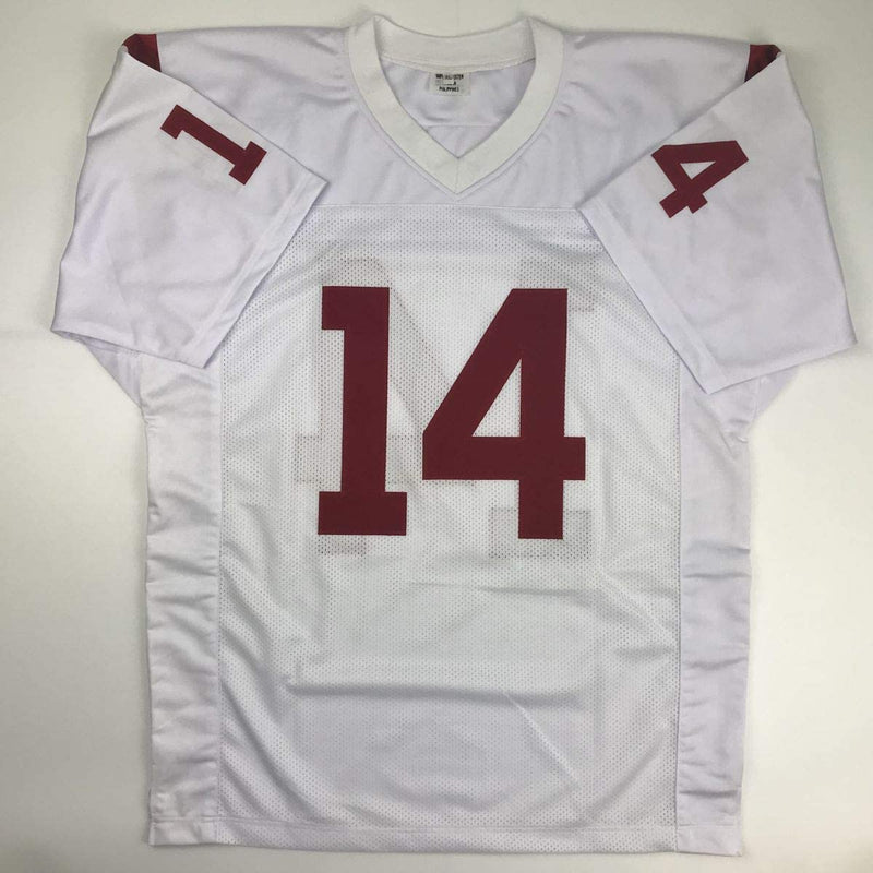Autographed/Signed Sam Darnold USC Southen Cal White College Football Jersey JSA COA