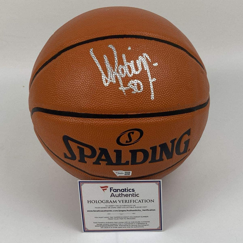 Autographed/Signed David Robinson San Antonio Spurs Spalding Full Size F/S Basketball Fanatics COA