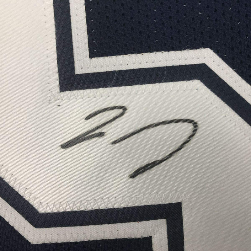 Autographed/Signed Jaylon Smith Dallas Dark Blue Football Jersey PSA/DNA COA