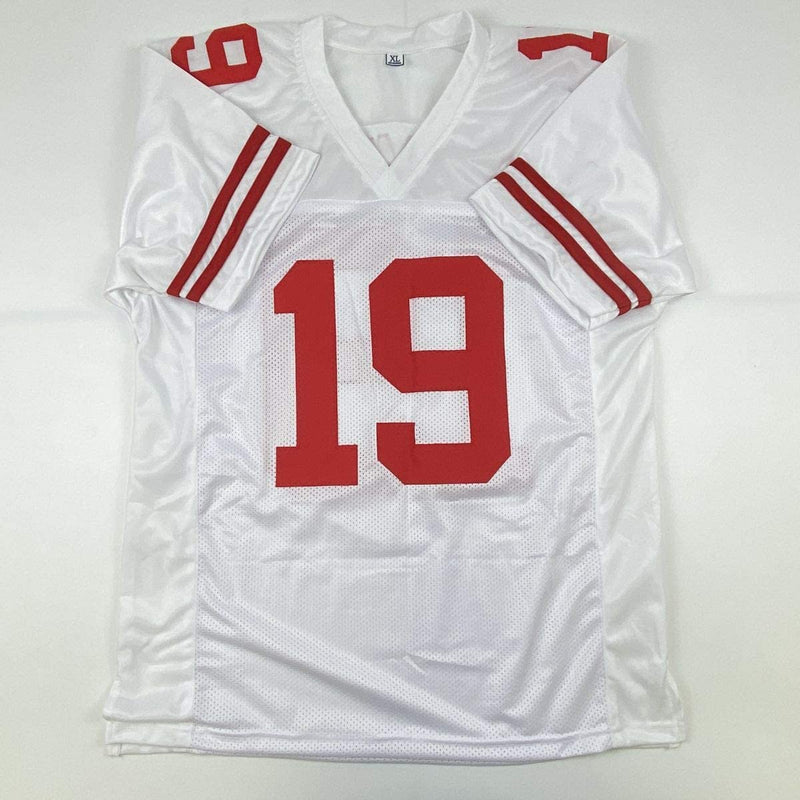 Autographed/Signed Deebo Samuel San Francisco White Football Jersey JSA COA