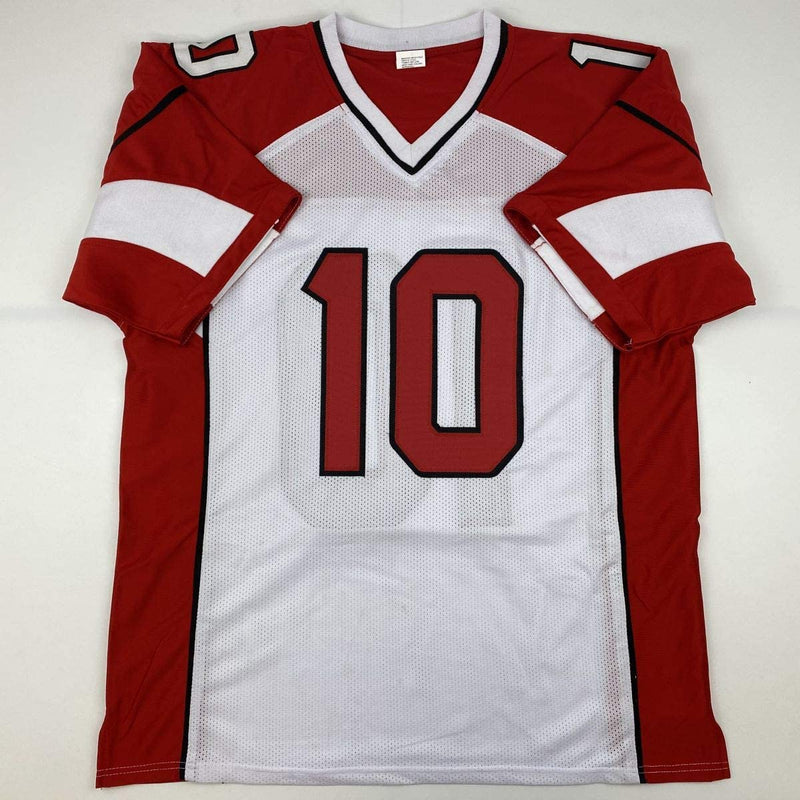 Autographed/Signed DeAndre Hopkins Arizona White Football Jersey JSA COA