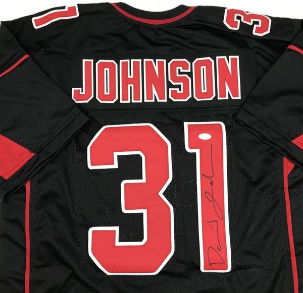 Autographed/Signed David Johnson Arizona Color Rush Football Jersey JSA COA Holo Only