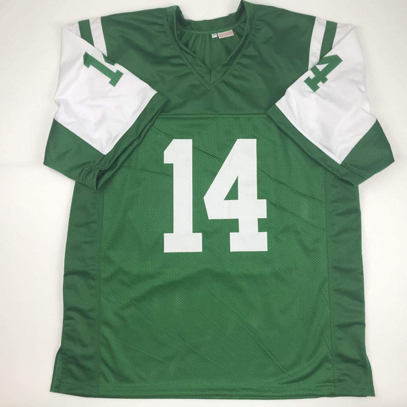 Autographed/Signed Sam Darnold New York Green Rookie Football Jersey Tristar COA