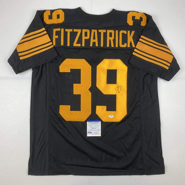 Autographed/Signed Minkah Fitzpatrick Pittsburgh Color Rush Football Jersey PSA/DNA COA