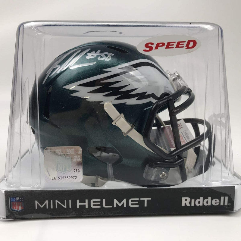 Autographed/Signed Brandon Graham Philadelphia Eagles Mini Football Helmet JSA COA