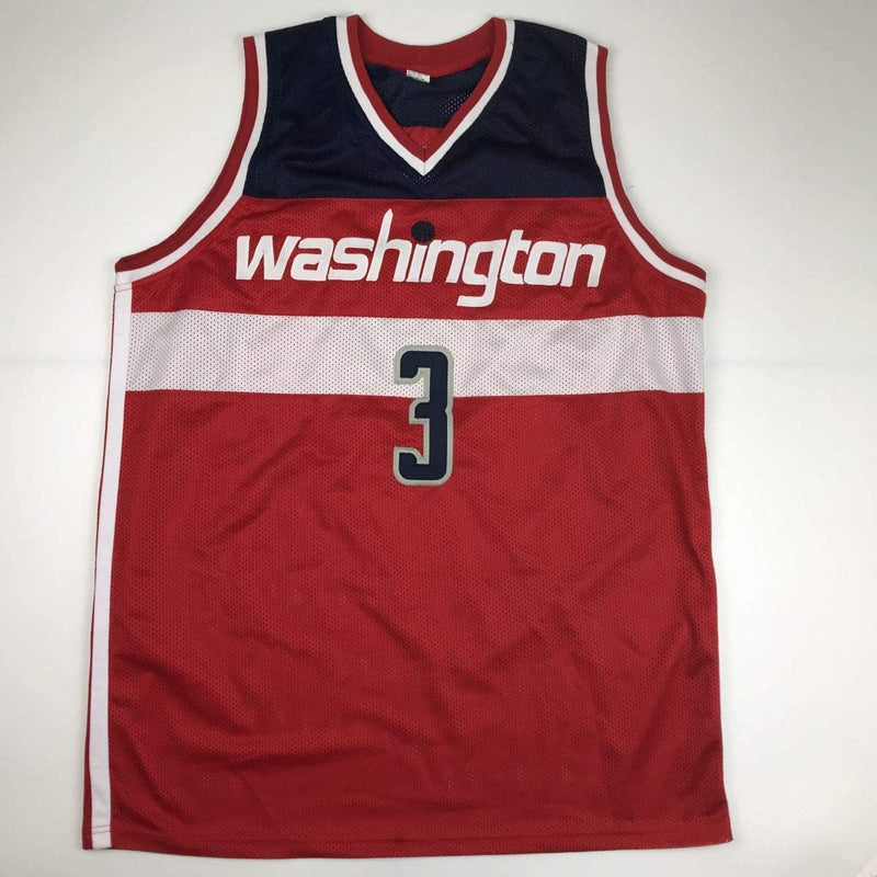 Autographed/Signed Bradley Beal Washington Red Basketball Jersey JSA COA