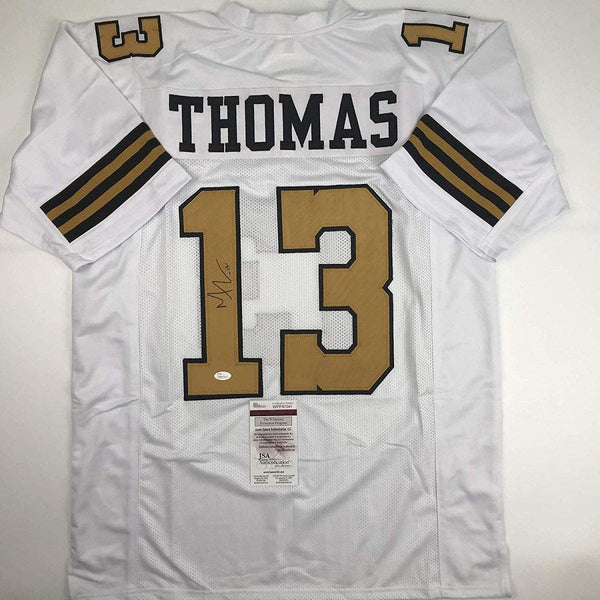 Autographed/Signed Michael Thomas New Orleans Color Rush Football Jersey JSA COA