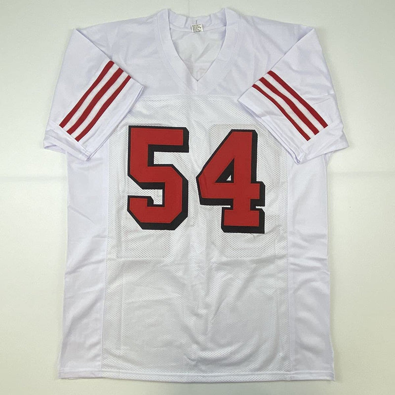 Autographed/Signed Fred Warner San Francisco White Alternate Football Jersey Beckett BAS COA