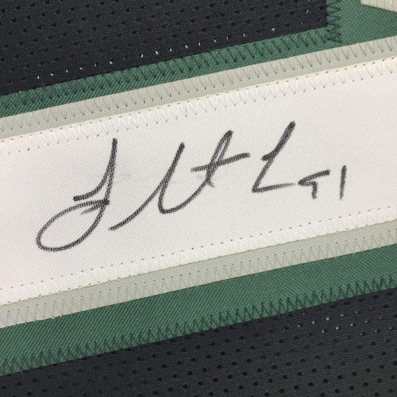 Autographed/Signed Fletcher Cox Philadelphia Black Football Jersey JSA COA