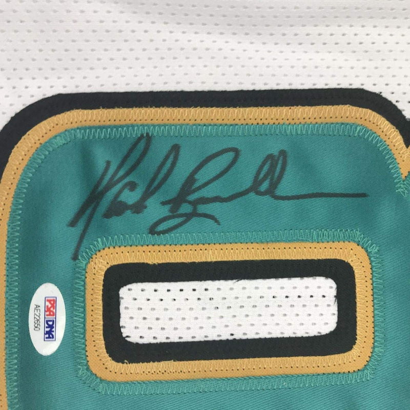 Autographed/Signed Mark Brunell Jacksonville White Football Jersey PSA/DNA COA