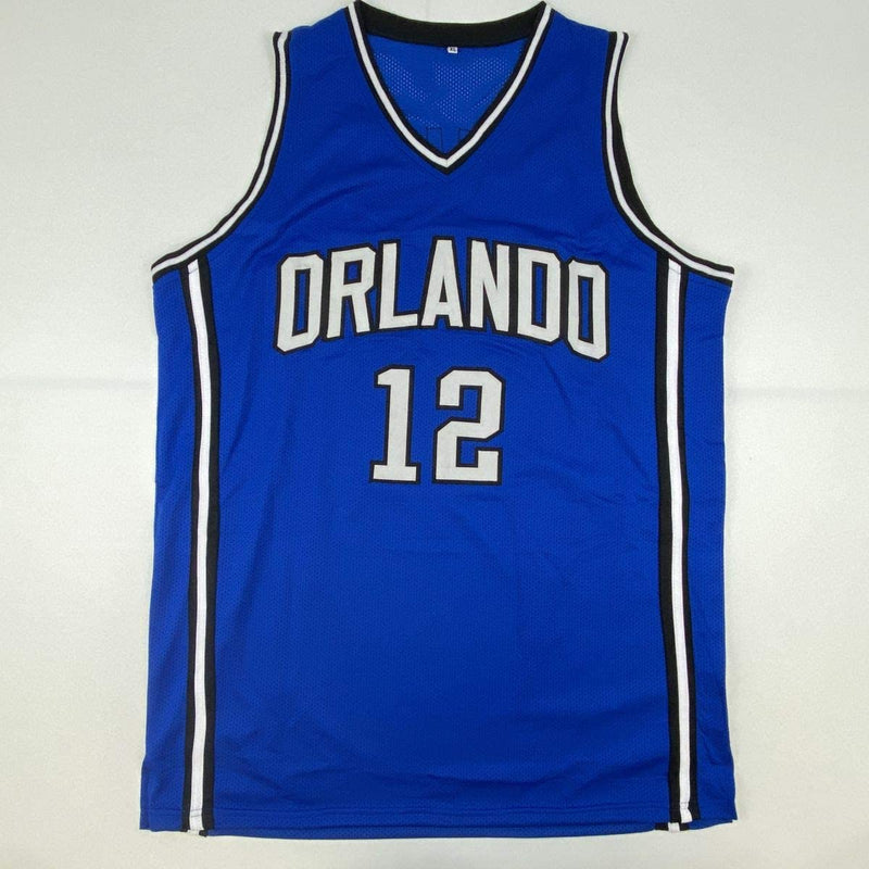 Autographed/Signed Dwight Howard Orlando Blue Basketball Jersey JSA COA