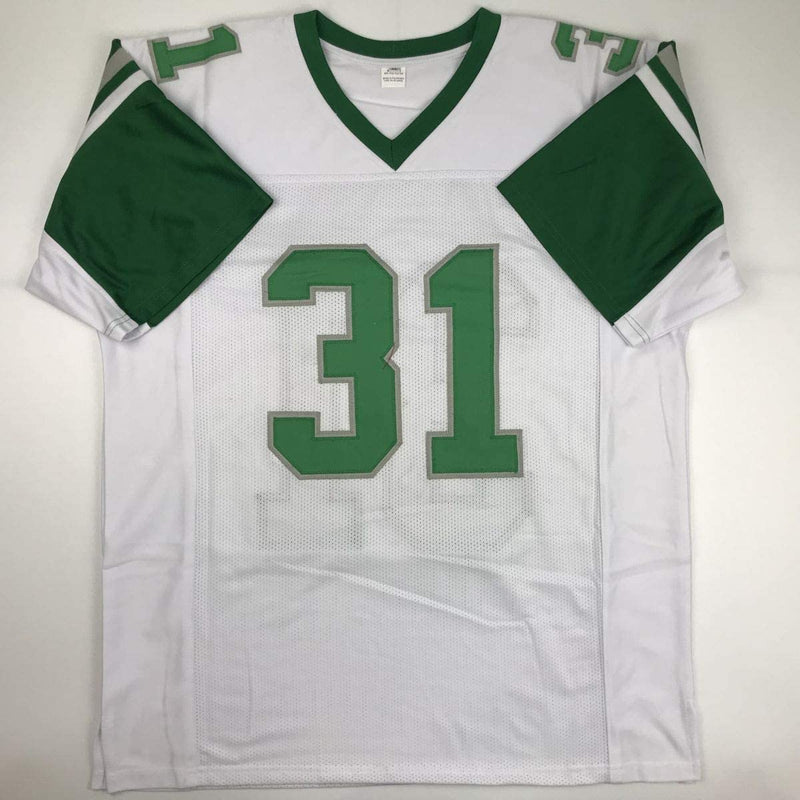 Autographed/Signed Wilbert Montgomery Inscribed Philadelphia White Football Jersey PSA/DNA COA