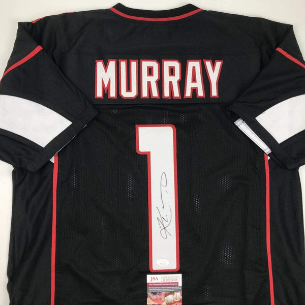 Autographed/Signed Kyler Murray Arizona Black Football Jersey JSA COA