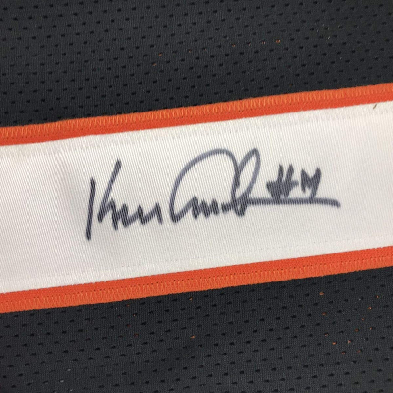 Autographed/Signed Ken Anderson Cincinnati Black Football Jersey JSA COA