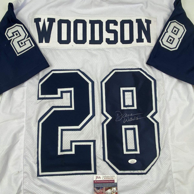 Autographed/Signed Darren Woodson Dallas Color Rush Football Jersey JSA COA