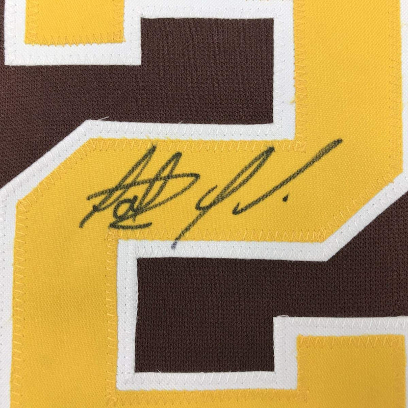 Autographed/Signed Fernando Tatis Jr. San Diego Brown Baseball Jersey JSA COA