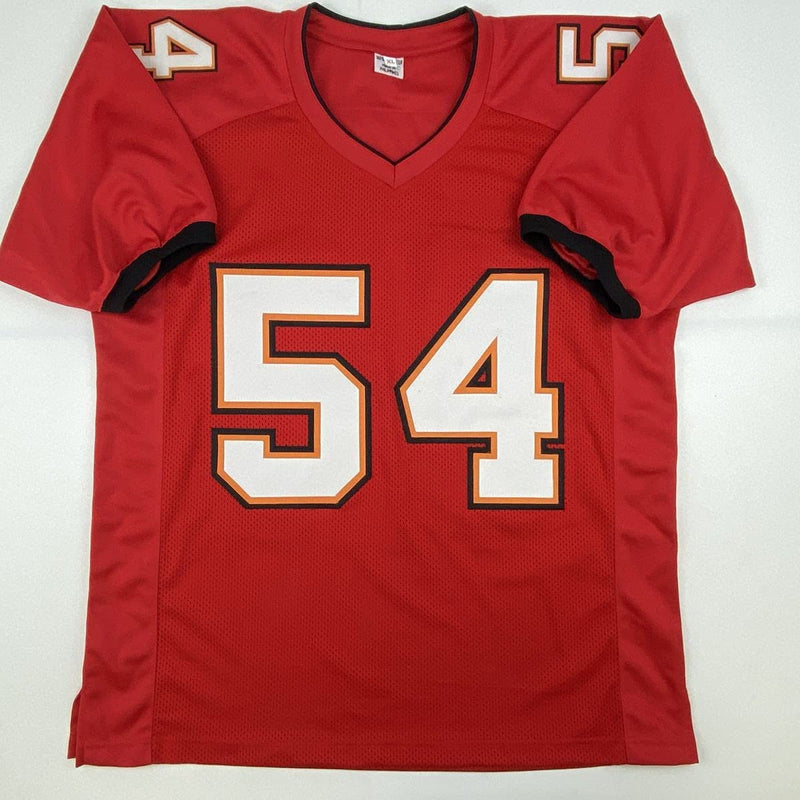 Autographed/Signed Lavonte David Tampa Bay Red Football Jersey JSA COA