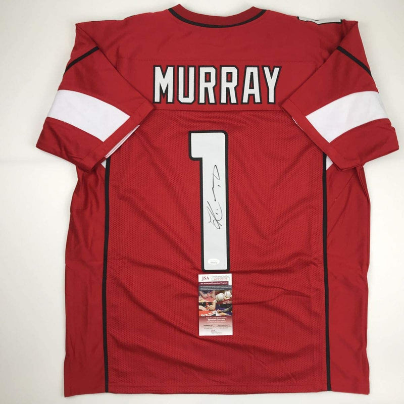 Autographed/Signed Kyler Murray Arizona Red Football Jersey JSA COA