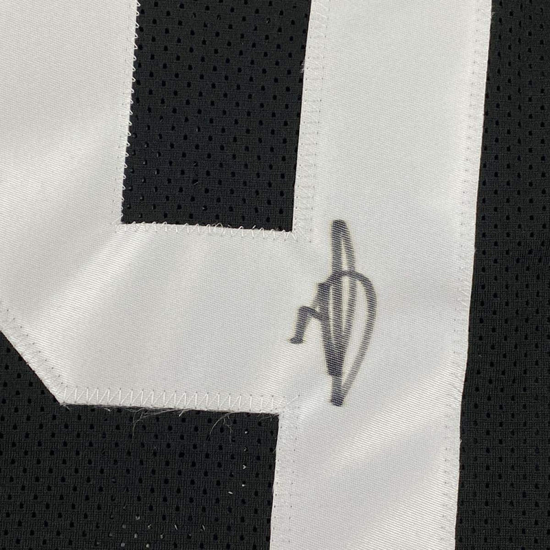 Autographed/Signed Minkah Fitzpatrick Pittsburgh Black Football Jersey JSA COA