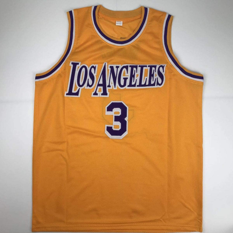 Autographed/Signed Josh Hart Los Angeles LA #3 Yellow Basketball Jersey JSA COA