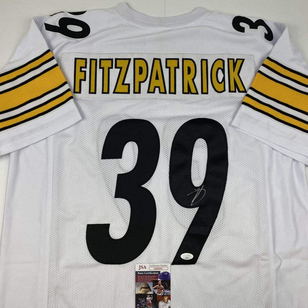 Autographed/Signed Minkah Fitzpatrick Pittsburgh White Football Jersey JSA COA