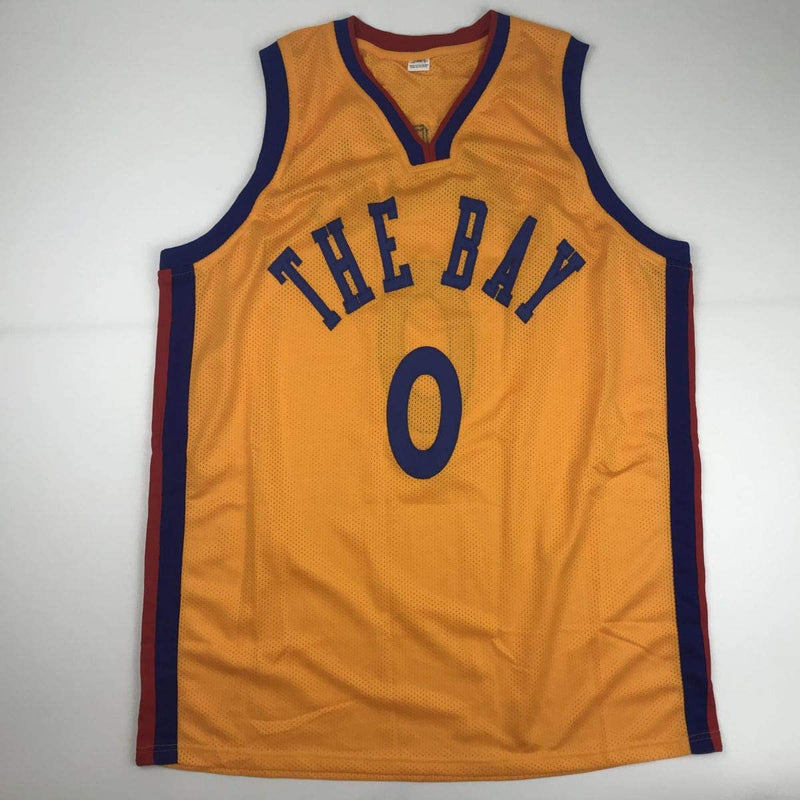 Autographed/Signed Demarcus Cousins Golden State Yellow Basketball Jersey JSA COA