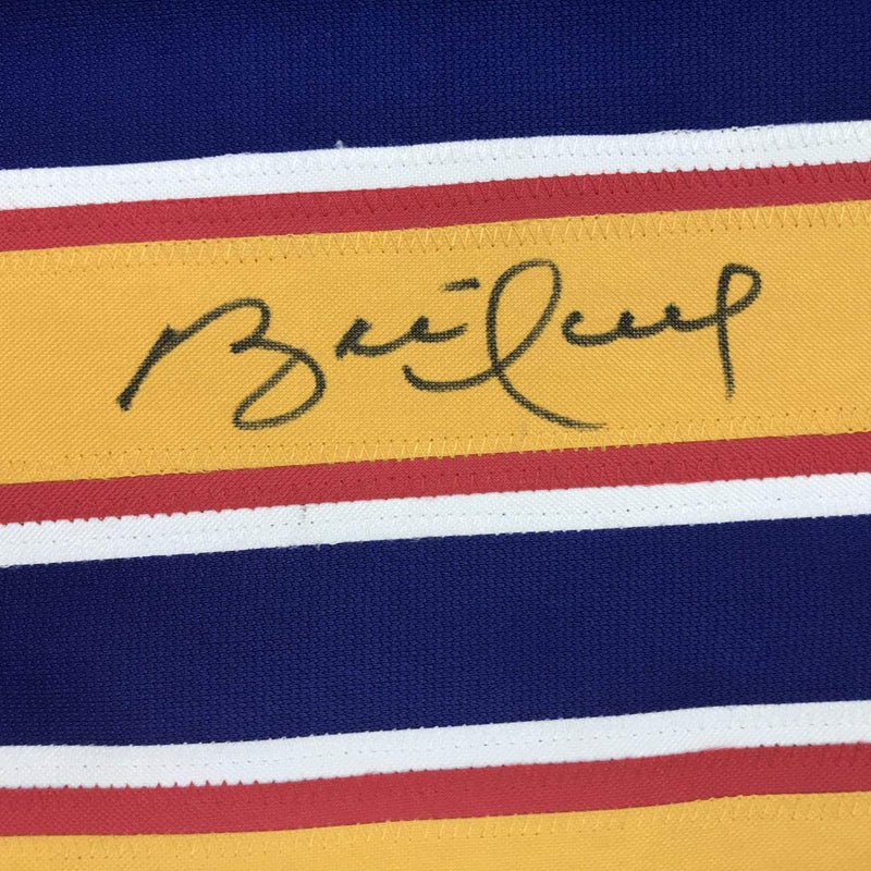 Autographed/Signed Brett Hull St. Louis Blue Hockey Jersey RSA COA