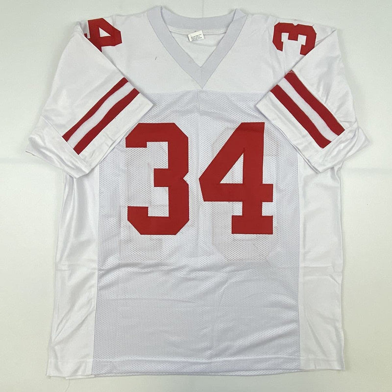 Autographed/Signed Bo Jackson AFC Pro Bowl White Football Jersey JSA COA