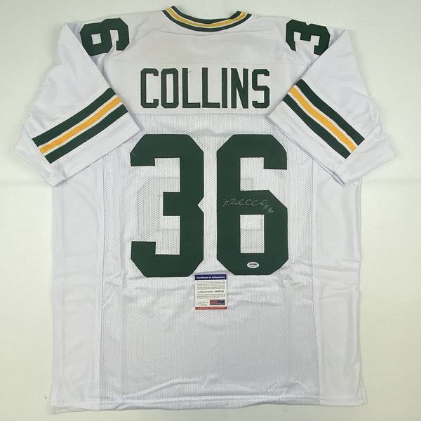 Autographed/Signed Nick Collins Green Bay White Football Jersey PSA/DNA COA