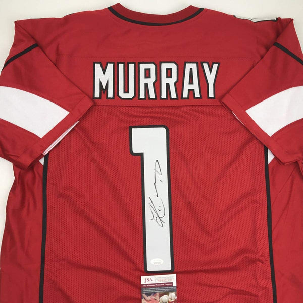 Autographed/Signed Kyler Murray Arizona Red Football Jersey JSA COA