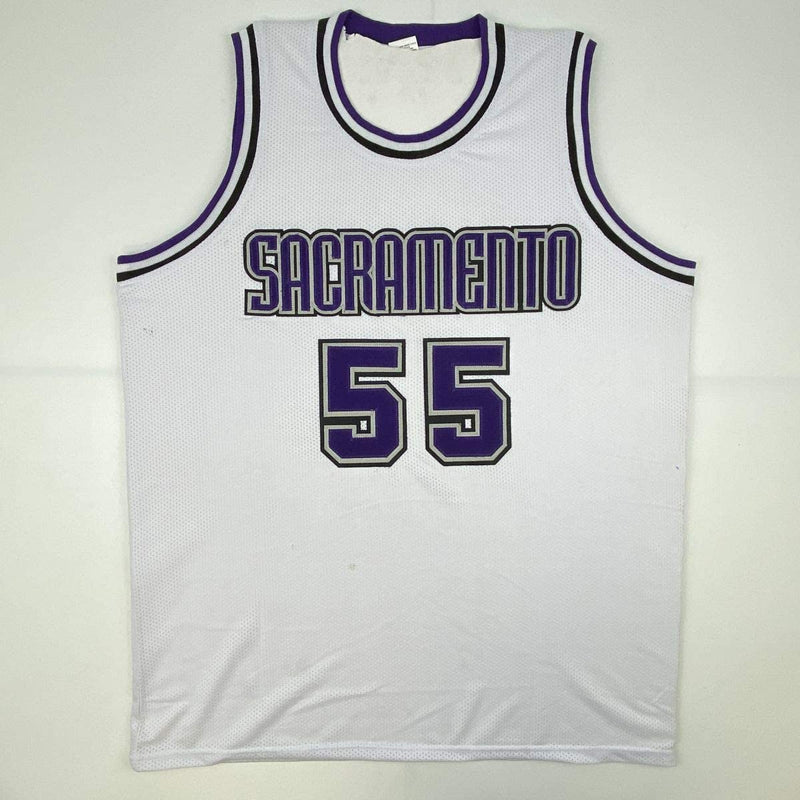 Autographed/Signed Jason Williams Sacramento White Basketball Jersey PSA/DNA COA