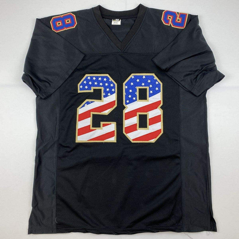 Autographed/Signed Darren Woodson Dallas USA Black Football Jersey JSA COA