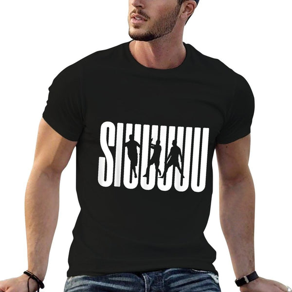 Siuuu Funny Soccer Football Boys Men Women Soccer Player  Classic T-Shirt