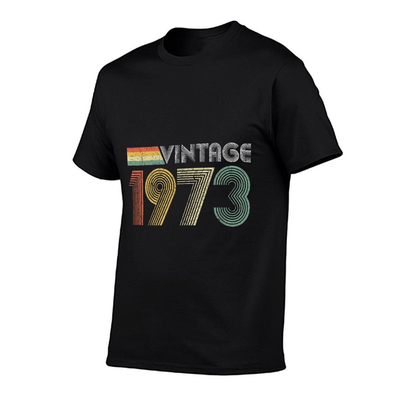 1973 Born Awesome Fun 50th Birthday Gifts  High-quality Stitching T-Shirt