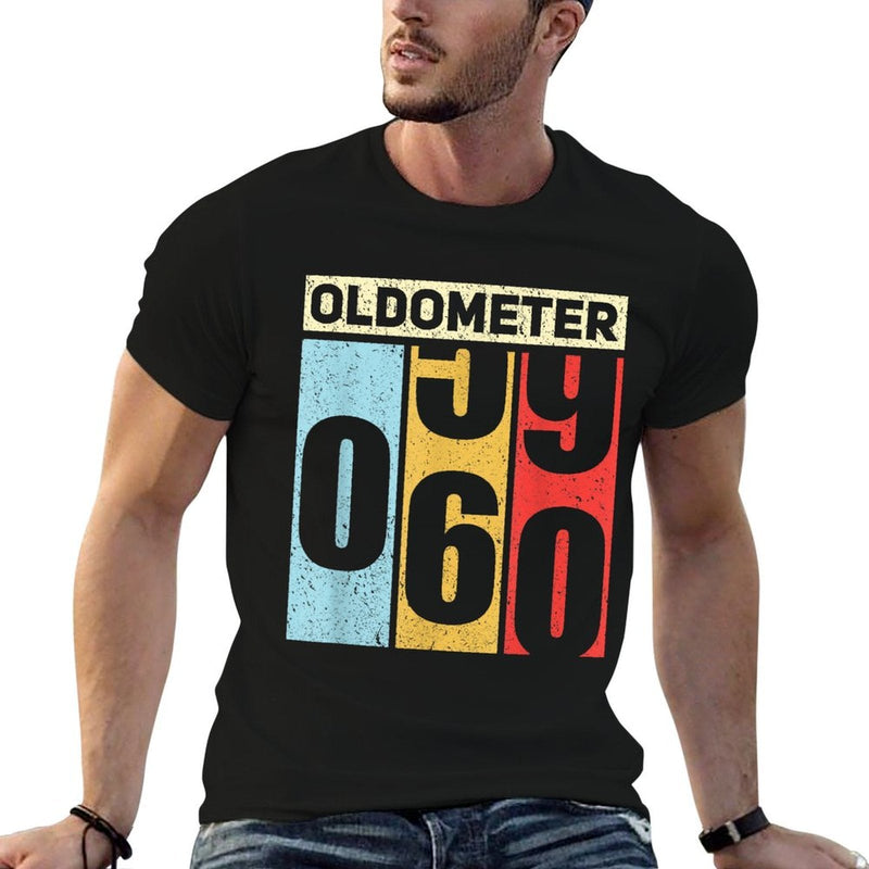 Oldometer 59-60 Funny 60th Birthday Odometer Gift Oldometer  Classic T-Shirt