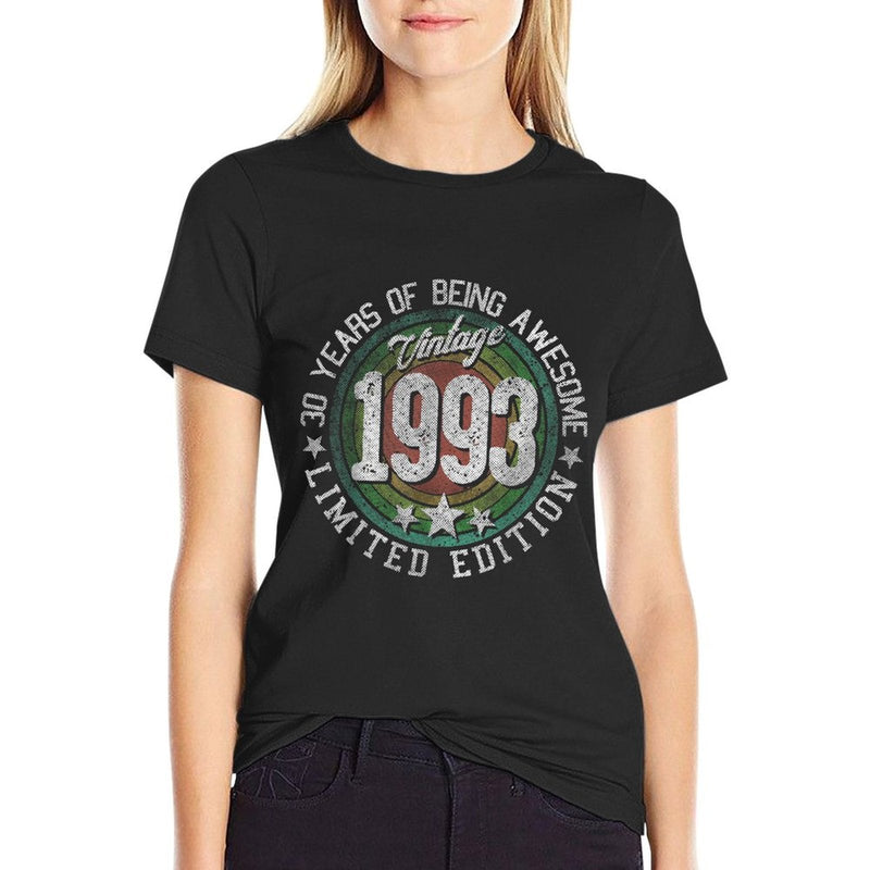 Vintage 1993 30 Year Old Gifts Limited Edition 30th Birthday  Wrinkle-resistant T-Shirt