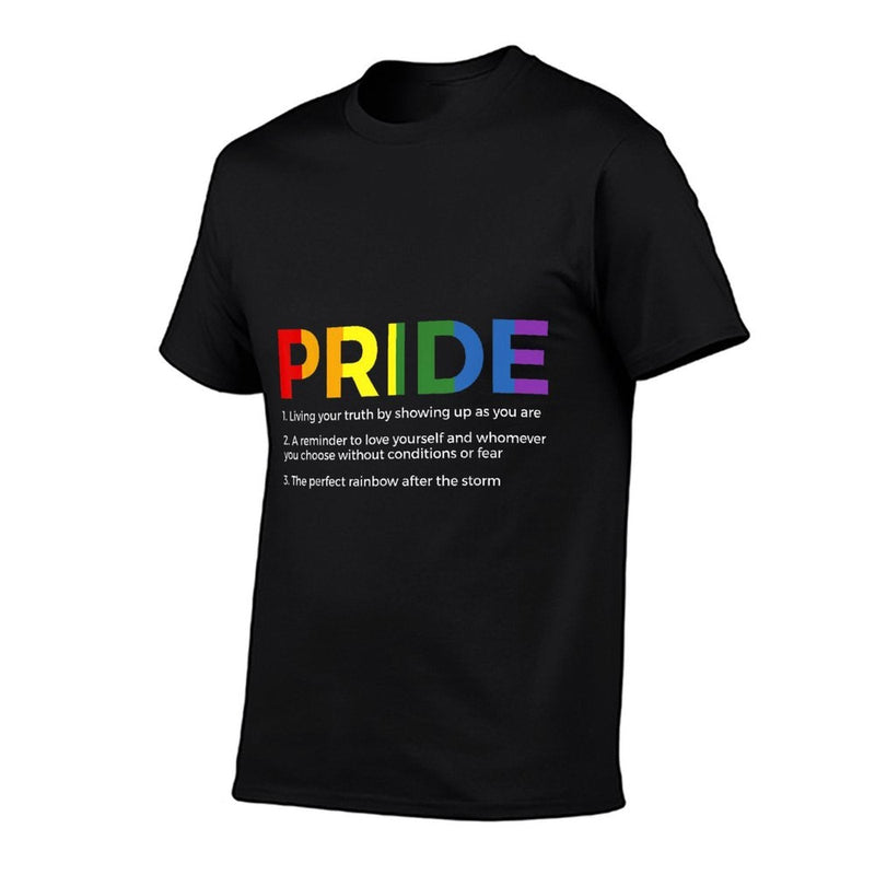 Rainbow Pride Definition Gay Rights LGBTQ+ Pride  Oversized Silhouette T-Shirt