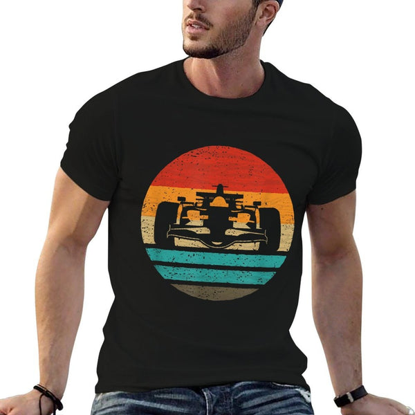 Racing Car Retro Style Vintage  Wrinkle-resistant T-Shirt