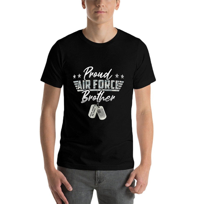 Proud Air Force Brother Military Air Force Family Matching  Soft T-Shirt