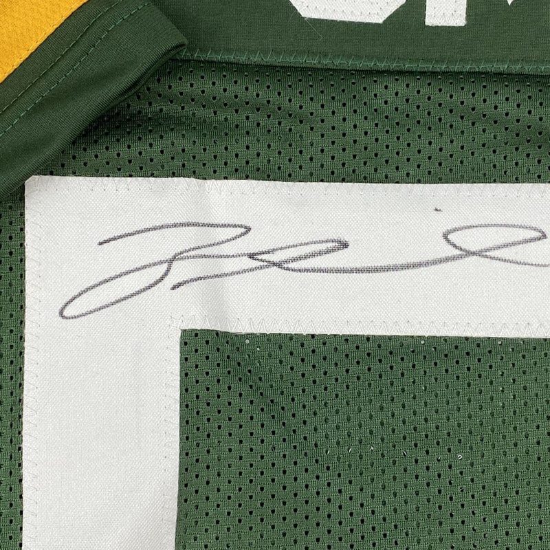 Autographed/Signed Za'Darius Smith Green Bay Green Football Jersey JSA COA