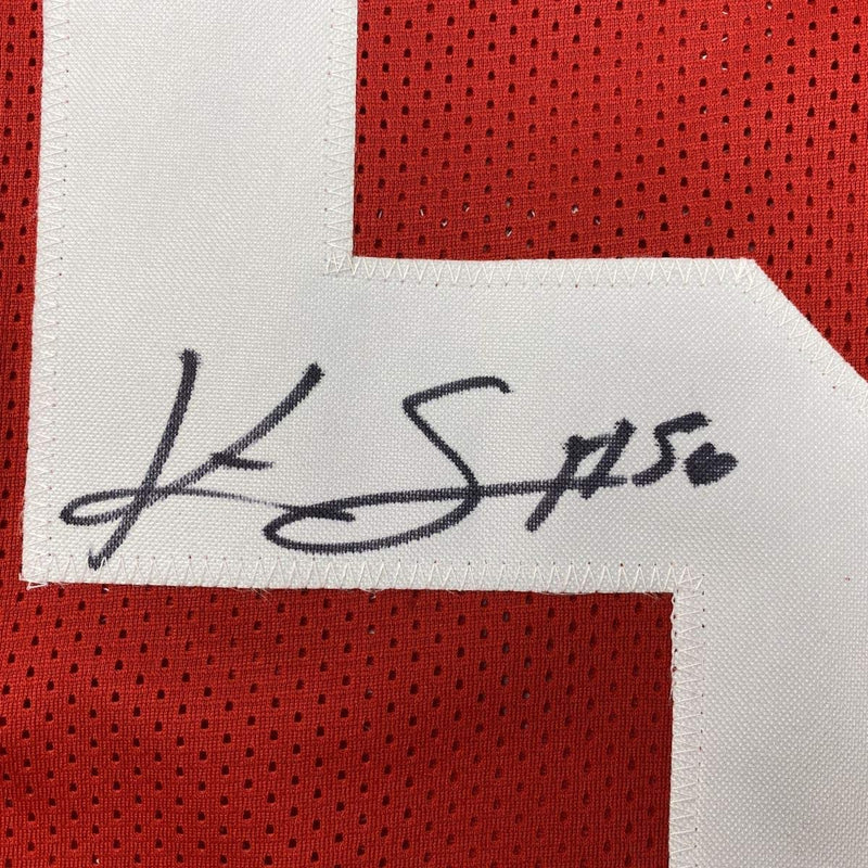 Autographed/Signed Kwon Alexander San Francisco Red Football Jersey JSA COA