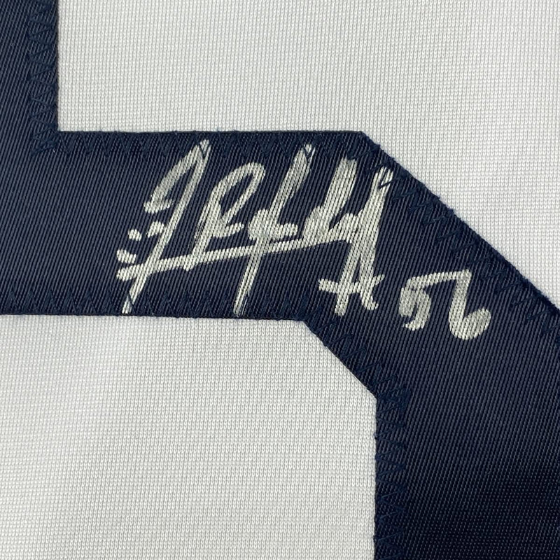 Autographed/Signed Randy Arozarena Tampa Bay White Baseball Jersey JSA COA